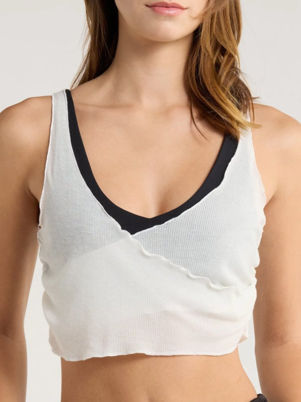 sz. L Free People Movement Hot Shot Low Impact Layered Sports Bra